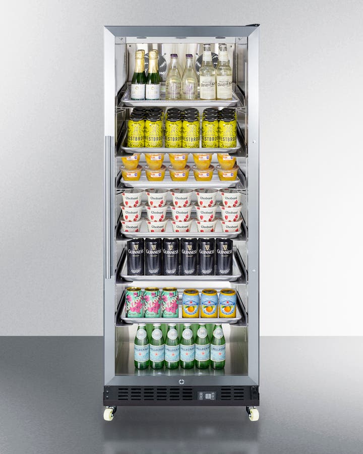 Summit SCR1156RI Stainless Steel/Black