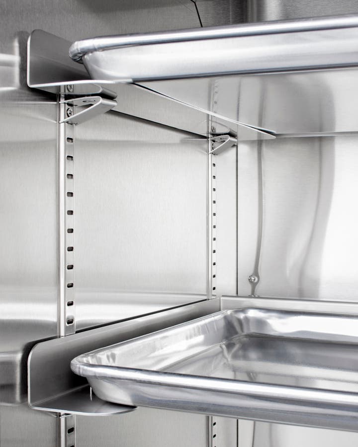 Summit SCR1156RI Stainless Steel/Black