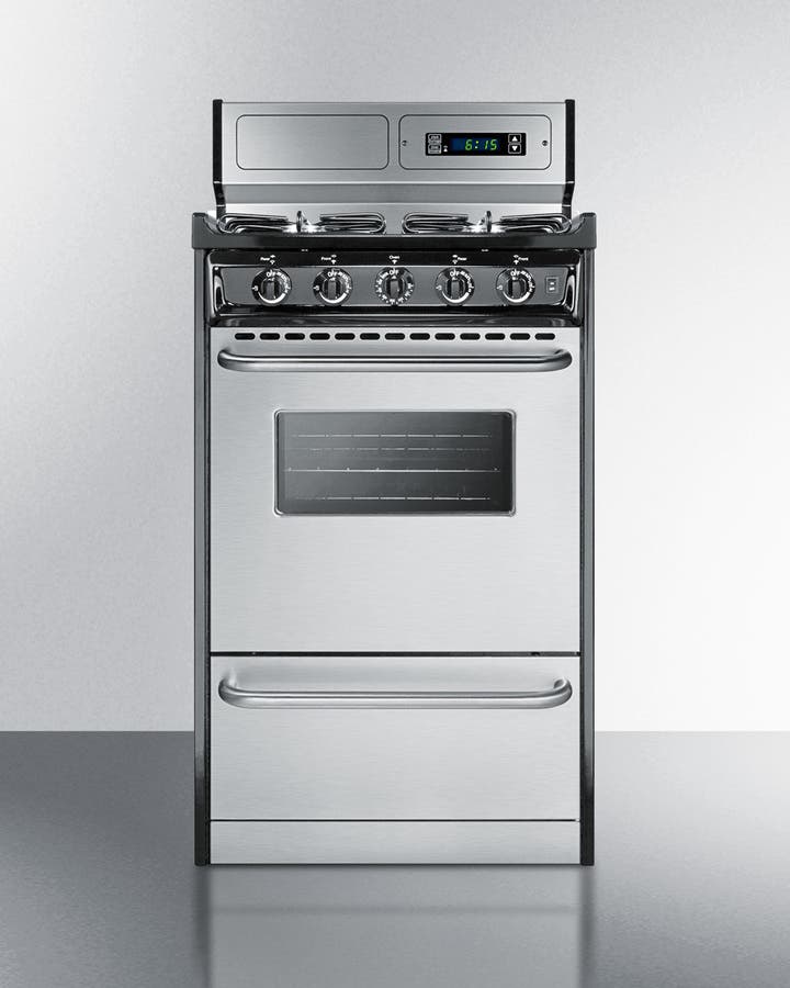 Summit TTM13027BKSW Stainless Steel/Black