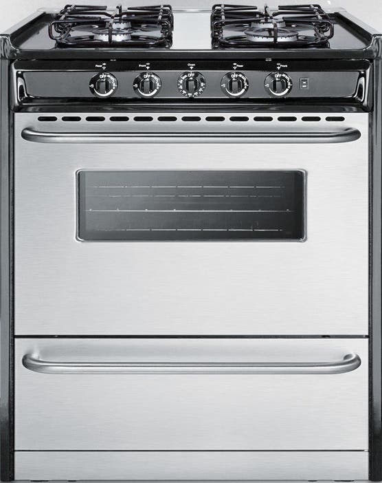 Summit TTM21027BRSW Stainless Steel/Black
