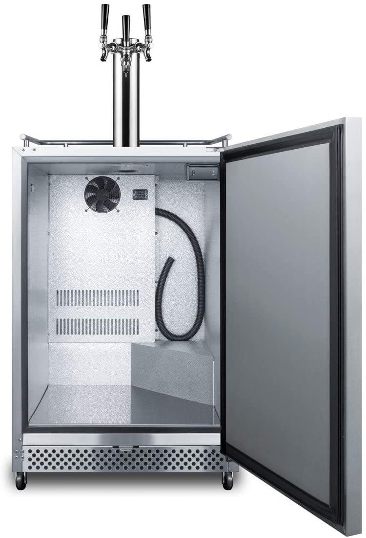 Summit SBC695OSTRIPLE Stainless Steel, Triple Tap Kit 