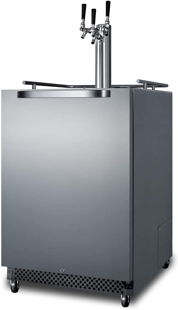 Summit SBC695OSTRIPLE Stainless Steel, Triple Tap Kit 