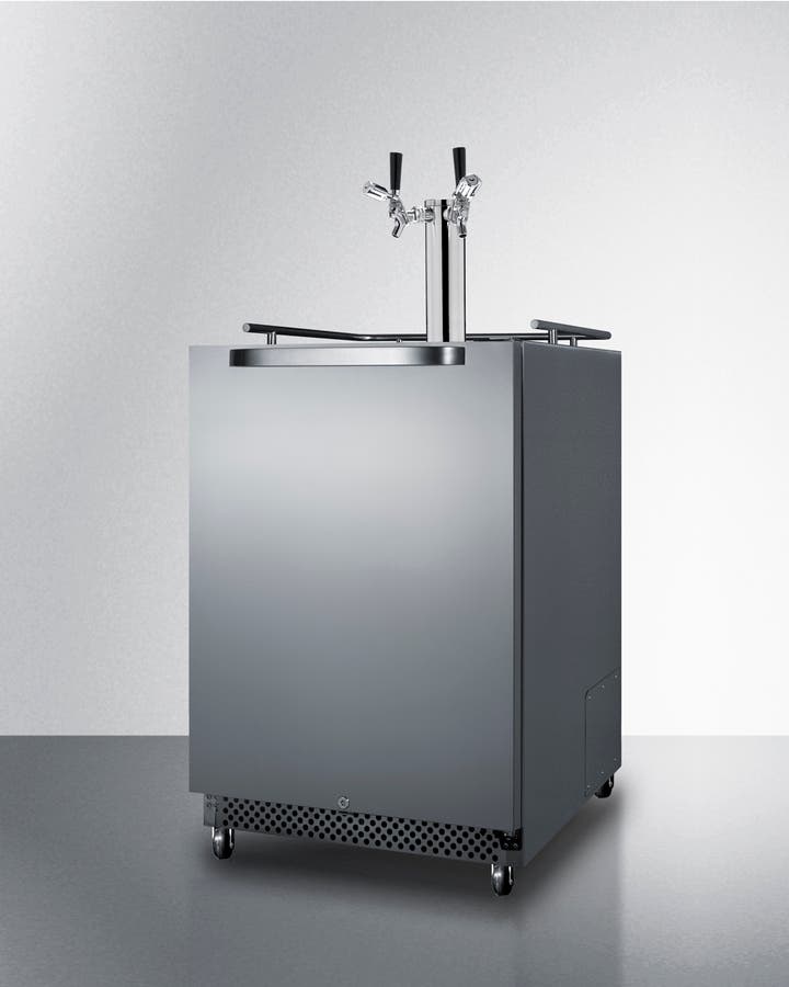 Summit SBC695OSTWINTL Stainless Steel, Double Tap Kit