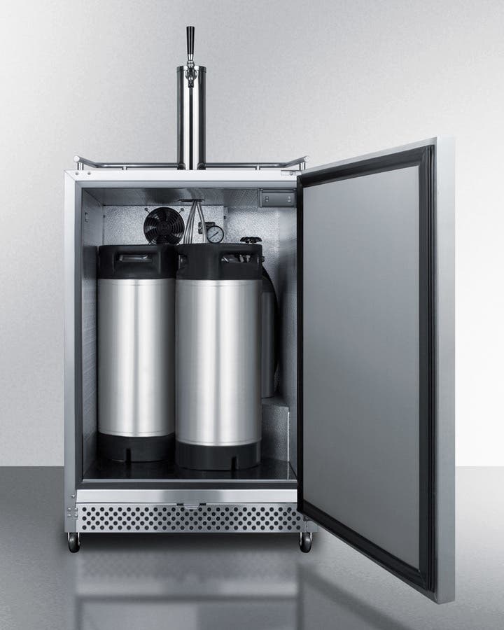 Summit SBC695OSCF Stainless Steel, Single Tap Kit