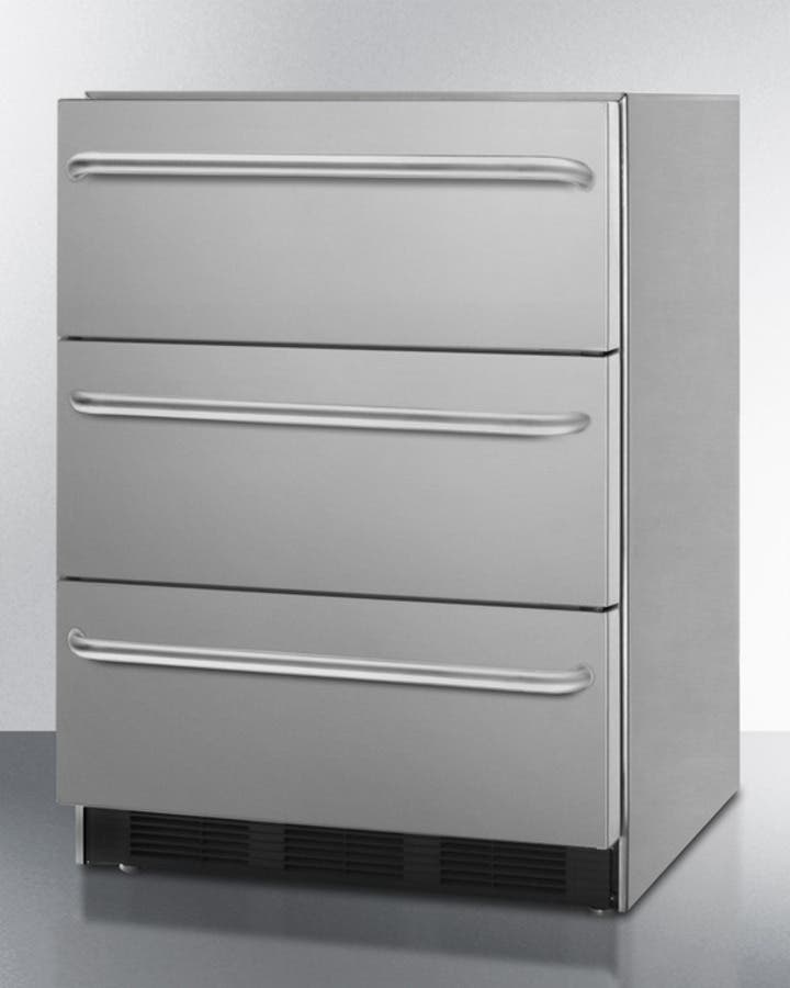 Summit SP6DSSTBOS7ADA Stainless Steel, Towel Bar Handles, ADA Compliant