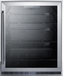 24 Inch, 5.0 Cu. Ft. Built-In/Freestanding Undercounter Beverage Center with ADA Compliant