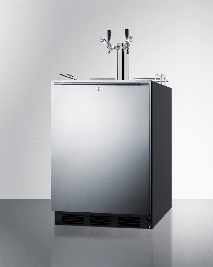 Summit SBC58BLBIADALOCK Stainless Steel/Black, ADA Compliant