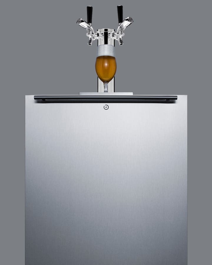 Summit SBC58BLBIADALOCK Stainless Steel/Black, ADA Compliant