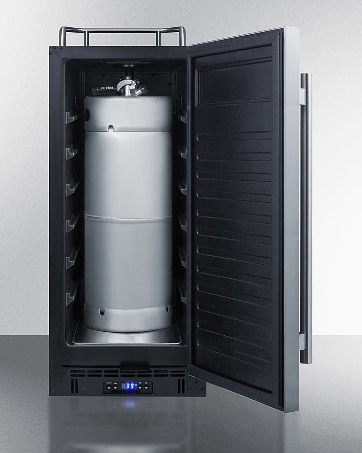 Summit SBC15NK Stainless Steel/Black