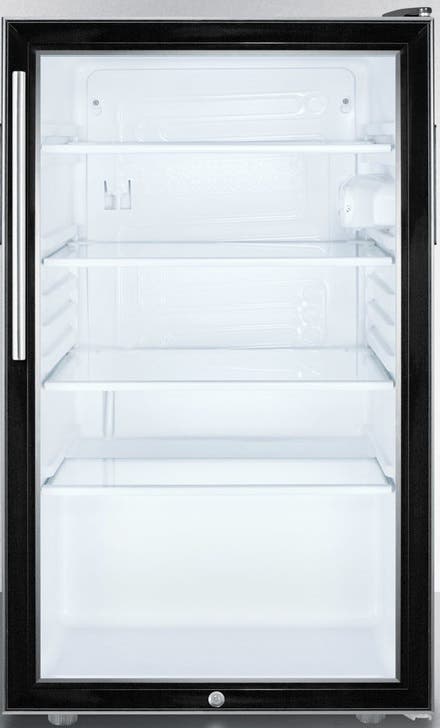 Summit SCR500BL7HV Black, Vertical Handle