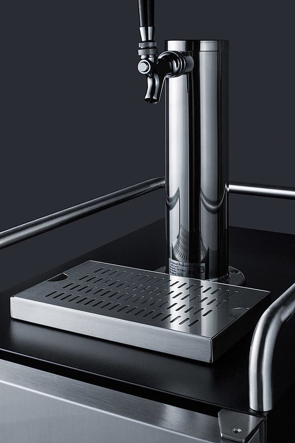 Summit SBC15CF Stainless Steel/Black
