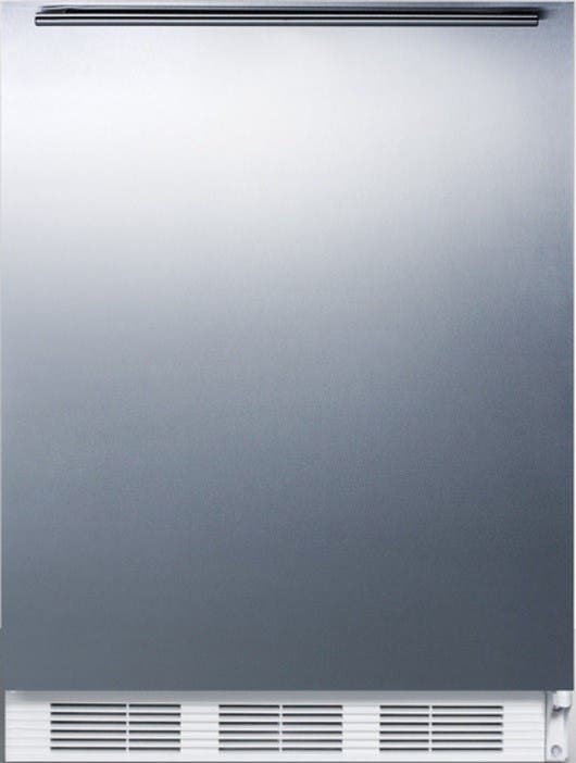 Summit FF61SSHH Stainless Steel/White, Horizontal Pro Handle