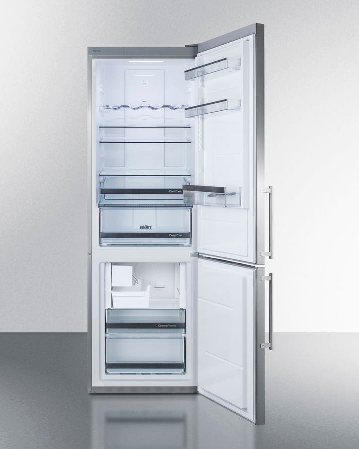 Summit FFBF249SSBIIM Stainless Steel/Platinum, Ice Maker