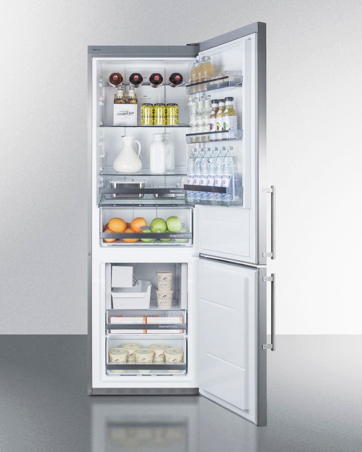 Summit FFBF249SSBIIM Stainless Steel/Platinum, Ice Maker