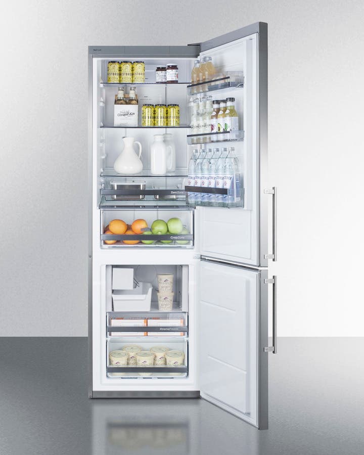 Summit FFBF249SSBIIM Stainless Steel/Platinum, Ice Maker