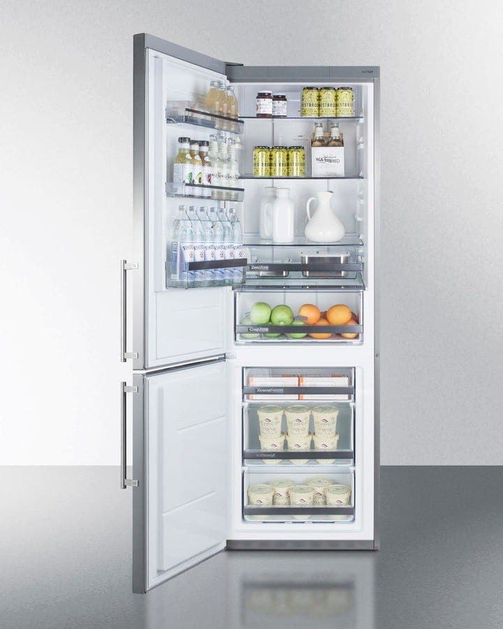 Summit FFBF249SSLHD Stainless Steel/Platinum, Left Hinge