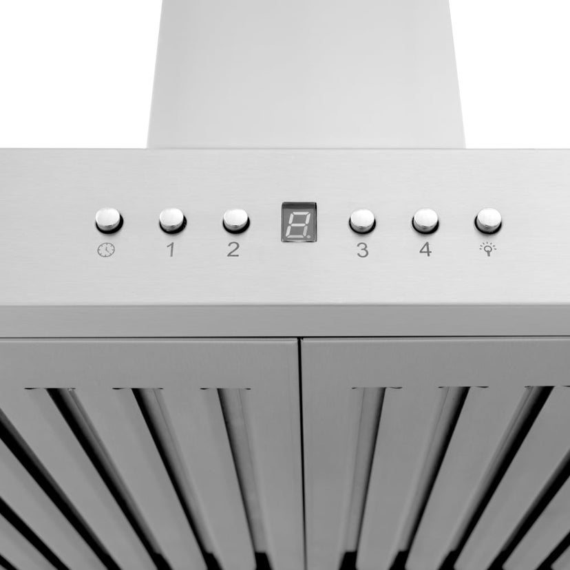 Zline KL3CRNBT48 Wall Mount Range Hood with 4 Fan Speed Stainless