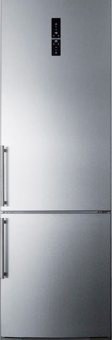 Summit FFBF249SSIM Stainless Steel/Platinum, Ice Maker, Right Hinge