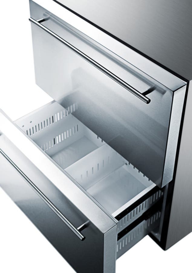 Summit SPRF2D5 Stainless Steel, No Ice Maker