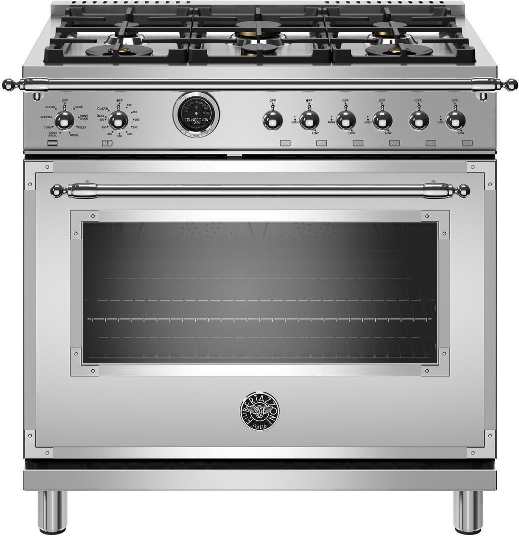 Bertazzoni HERT366DFSXTLP Stainless Steel, Liquid Propane