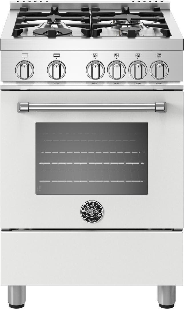 Bertazzoni MAST244GASBIELP Matte White, Liquid Propane