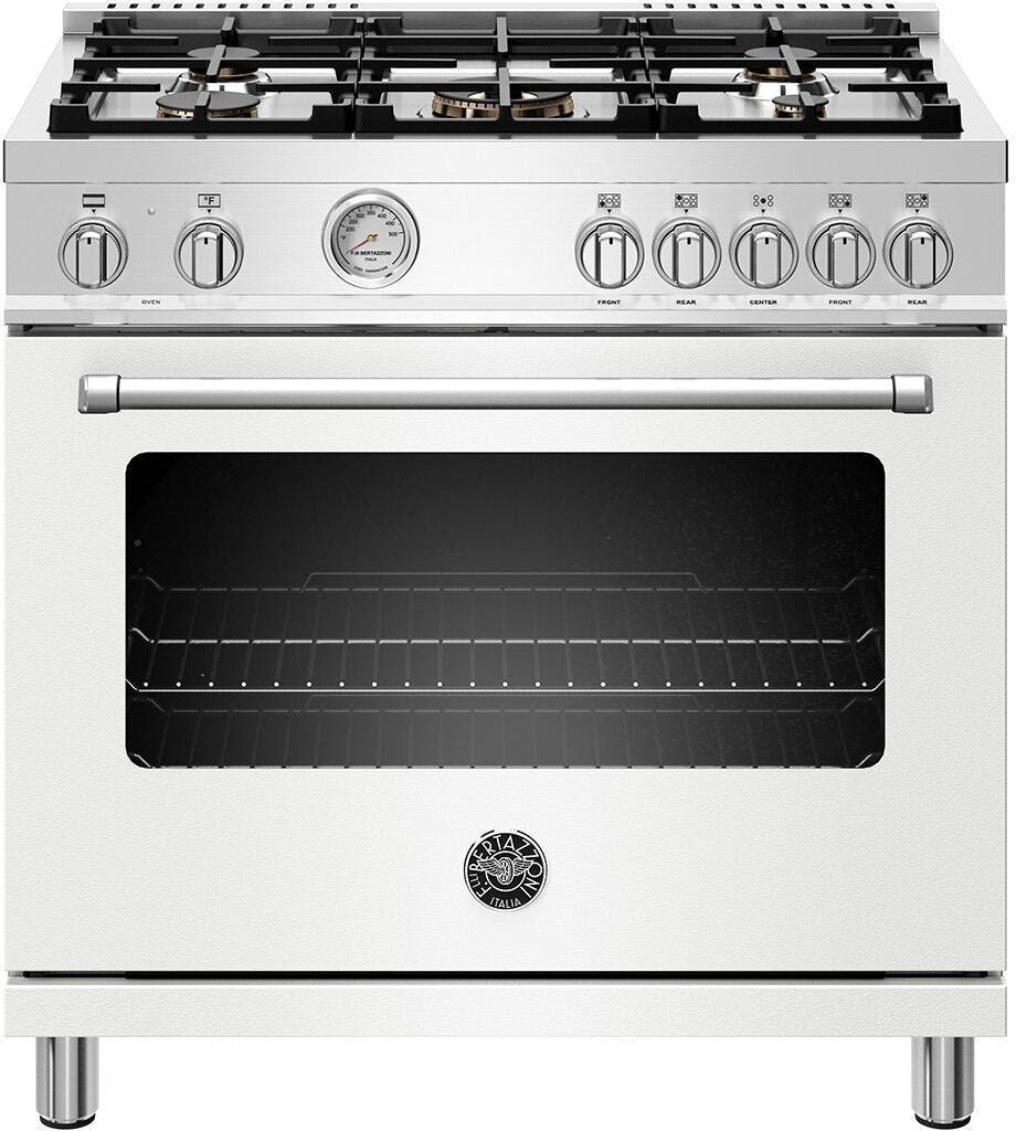 Bertazzoni MAST365DFMBIELP Matte White, Liquid Propane