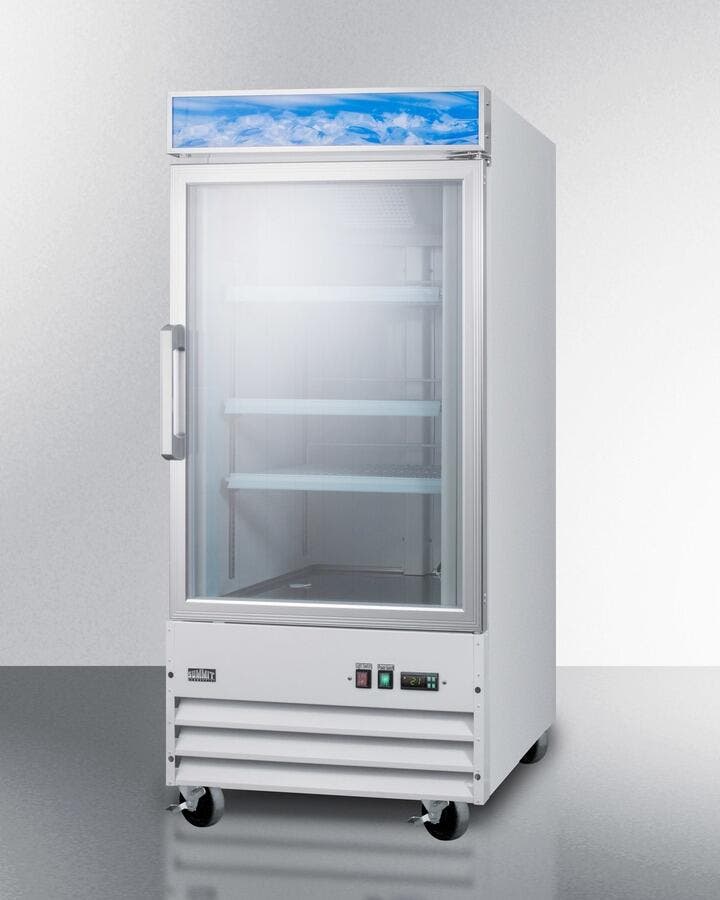 Summit SCFU1211 Stainless Steel/White