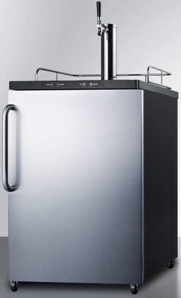 Summit SBC635MBI7SSTB Stainless Steel/Black