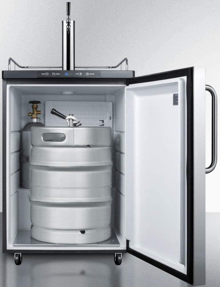 Summit SBC635MBI7SSTB Stainless Steel/Black