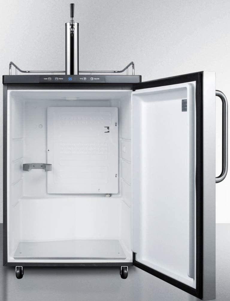 Summit SBC635MBI7SSTB Stainless Steel/Black