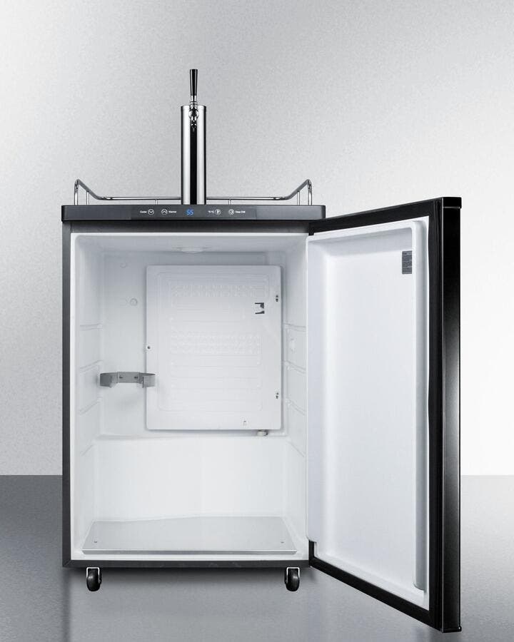 Summit SBC635MBI7 Black, Recessed Handle