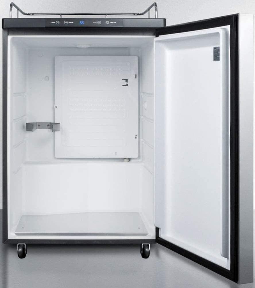 Summit SBC635MBI7NKSSHH Stainless Steel/Black