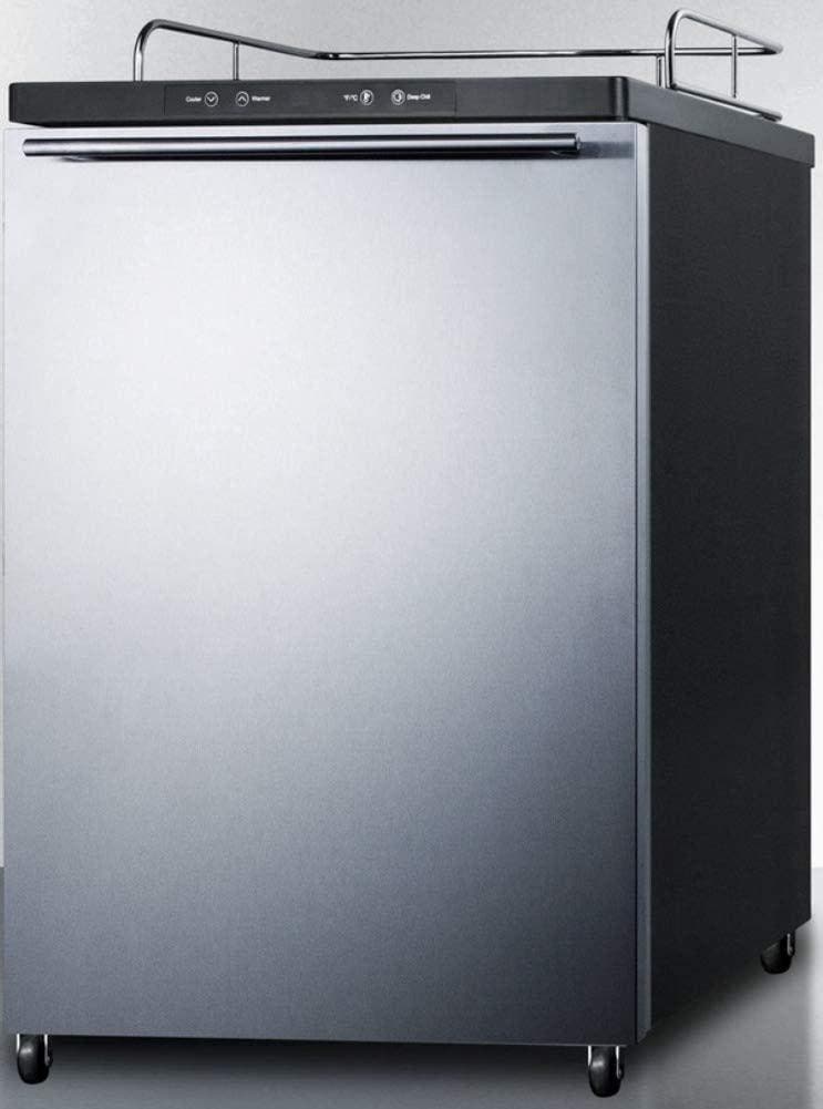 Summit SBC635MBI7NKSSHH Stainless Steel/Black