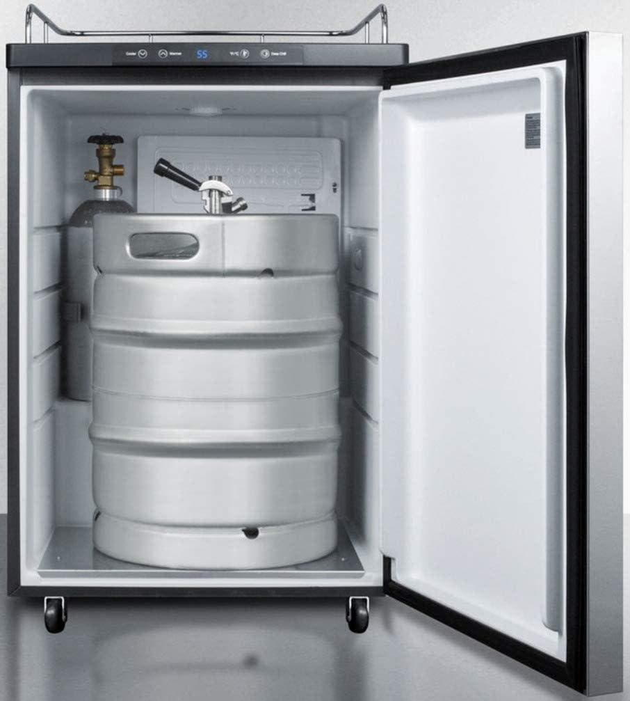 Summit SBC635MBI7NKSSHH Stainless Steel/Black
