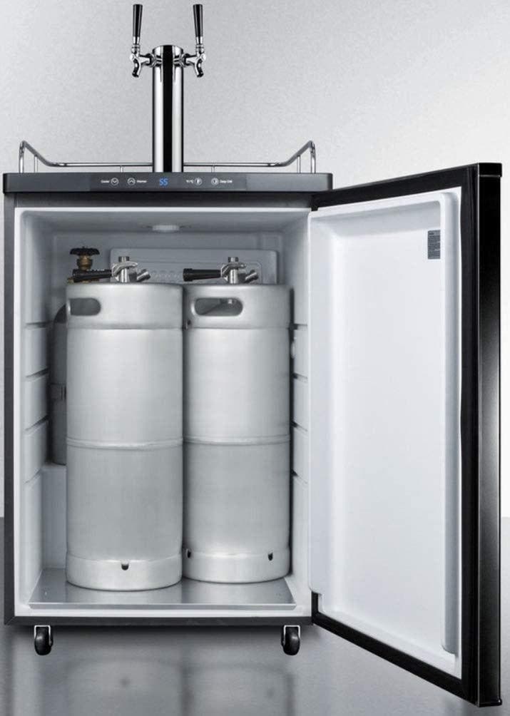 Summit SBC635MBI7TWIN Black, Dual Tap