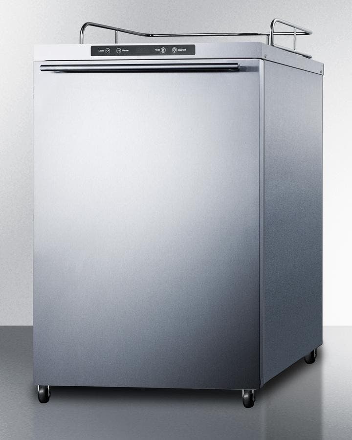 Summit SBC635MOS7NKHH Stainless Steel, Professional handle