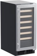 15 Inch, 2.7 Cu. Ft. Built-In Single Zone Wine Cooler with LED Lighting