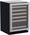 24 Inch, 5.3 Cu. Ft. Built-In Single Zone Wine Cooler with Reversible Door