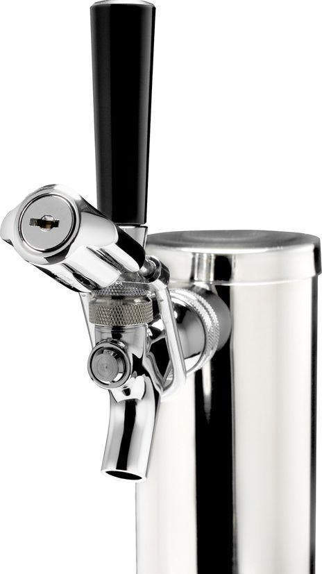 Summit SBC677BITL Stainless Steel/Black, Single TapLock