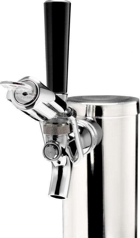 Summit SBC677BITL Stainless Steel/Black, Single TapLock