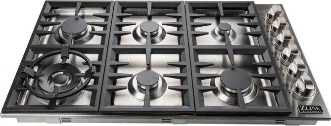 Zline RC36 36 Inch Drop-In Gas Cooktop with 6 Sealed Burners:...