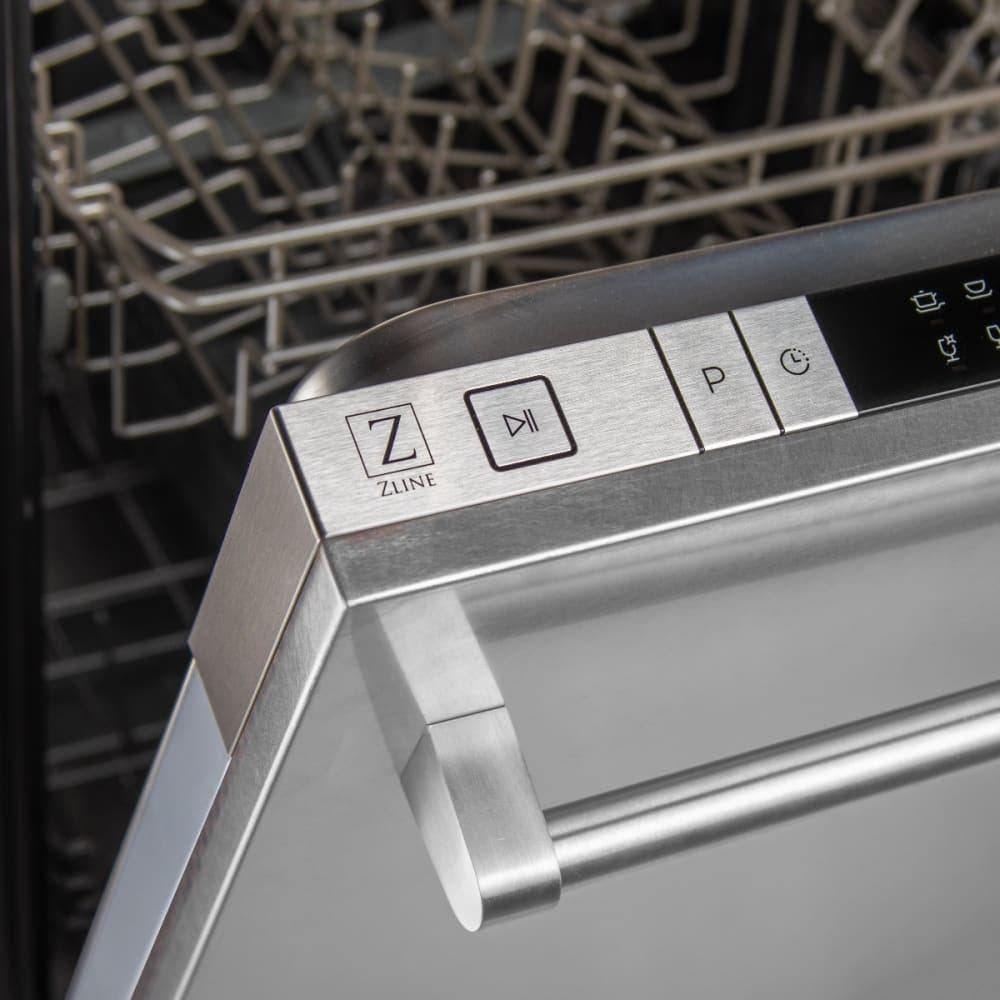 Zline DWSSH18 Stainless Steel, Dura Snow Finish, Traditional Han...