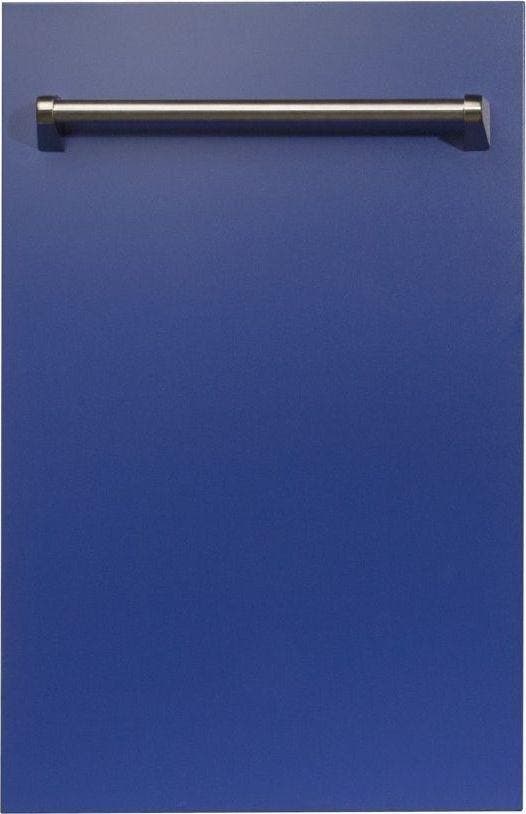 Zline DWBM18 Blue Matte, Traditional Handle