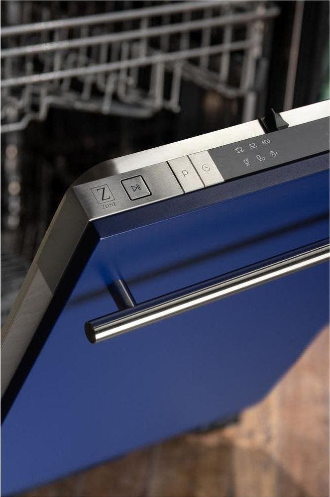 Zline DWBMH18 Blue Matte, Modern Handle
