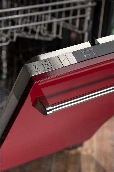 Zline DWRG18 Red Gloss, Traditional Handle