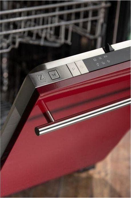 Zline DWRGH18 Red Gloss, Modern Handle