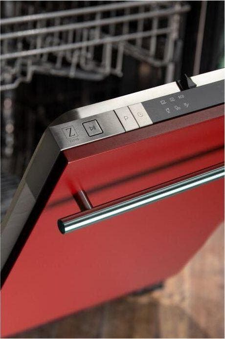 Zline DWRMH18 Red Matte, Modern Handle