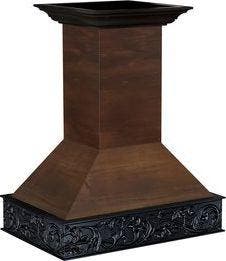 Zline 9373AR36 Walnut/Antigua Black Band