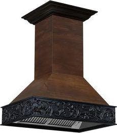 Zline 9373AR36 Walnut/Antigua Black Band