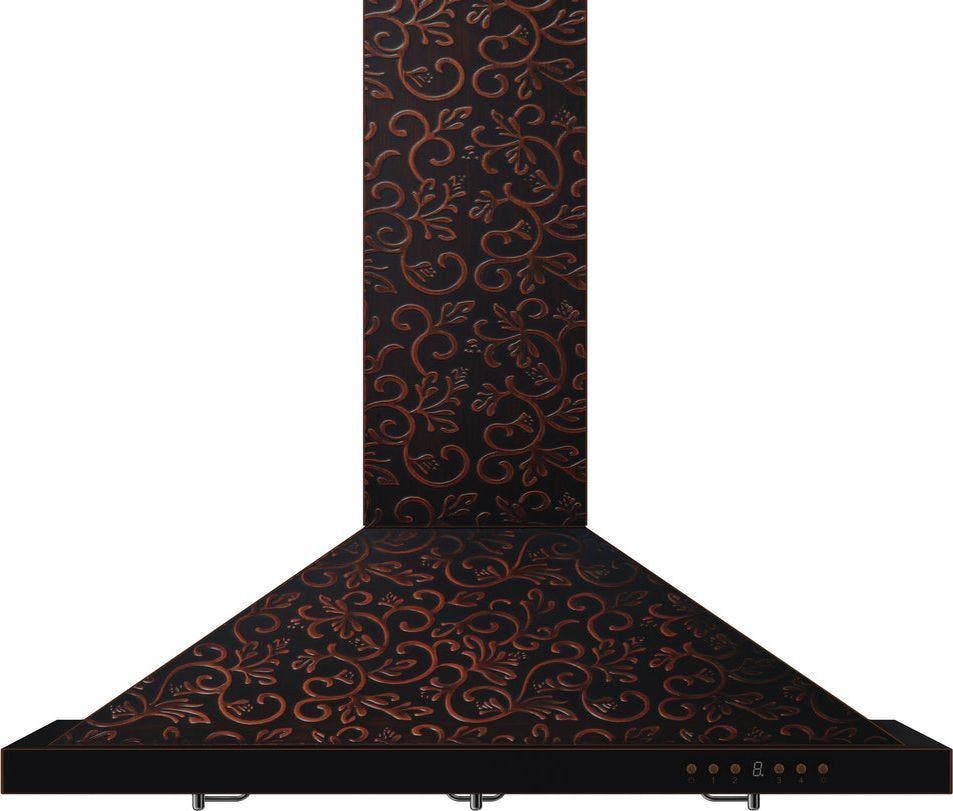 Zline 8KBF48 Baked Copper/Flower Design, 48 Inch